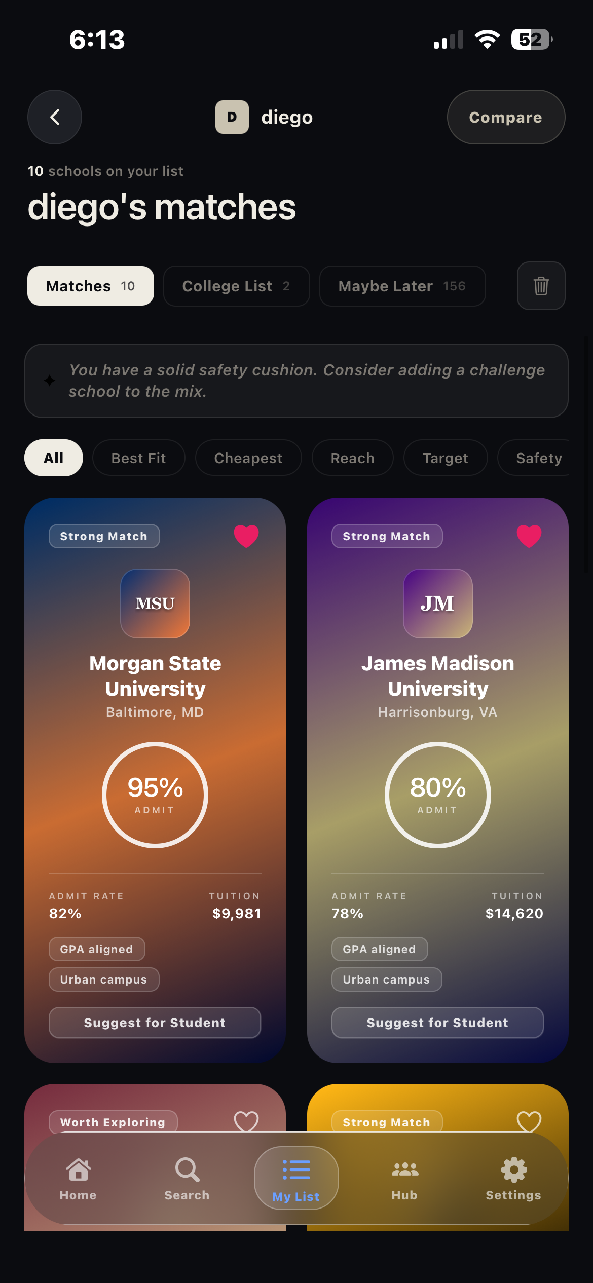 Your Matches